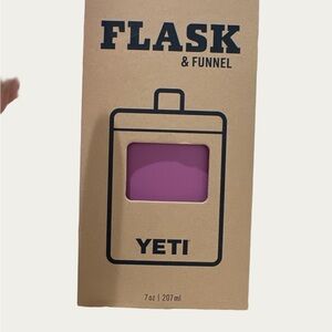 New with tags. Yeti Flask & Funnel - Pink